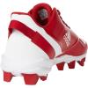 imageadidas Mens Icon 7 MD Baseball ShoeTeam Power RedWhiteWhite
