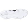 imageadidas Mens Icon 7 Mid Baseball ShoeBlackWhiteSilver Metallic