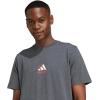 imageadidas Mens Lounge Pizza Graphic TShirtDark Grey Heather