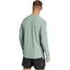 imageadidas Mens Own The Run Long Sleeve TShirtSilver Green