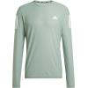 imageadidas Mens Own The Run Long Sleeve TShirtSilver Green