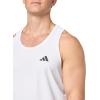 imageadidas Mens Own The Run Tank TopWhiteWhite