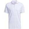 imageadidas Mens Performance Primegreen Polo Shirt White Large