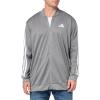 imageadidas Mens Size Tricot Track TopBlack Melange