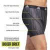 imageadidas Mens Sport Performance Mesh Boxer Brief Underwear 3PackPerformance Wave BlackBlackBlack