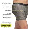 imageadidas Mens Sport Performance Mesh Boxer Brief Underwear 3PackPerformance Wave Silver Pebbleshadow OliveBlackOnix Grey