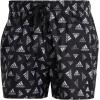 imageadidas Mens Standard Classics Printed Swim ShortsBlackWhite