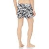 imageadidas Mens Standard Length Graphic Swim ShortsBlackWhite