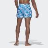 imageadidas Mens Standard Length Graphic Swim ShortsBlue RushWhite
