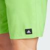 imageadidas Mens Standard Solid Classics Length Swim ShortsLucid LimeWhite