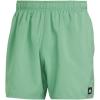 imageadidas Mens Standard Solid Classics Length Swim ShortsPreloved GreenWhite