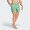 imageadidas Mens Standard Solid Classics Length Swim ShortsPreloved GreenWhite