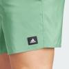 imageadidas Mens Standard Solid Classics Length Swim ShortsPreloved GreenWhite