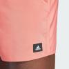 imageadidas Mens Standard Solid Classics Length Swim ShortsPreloved ScarletWhite