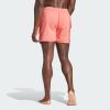 imageadidas Mens Standard Solid Classics Length Swim ShortsPreloved ScarletWhite