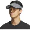 imageadidas Mens Superlite Adjustable Fit Sport Performance VisorGreySemi Green SparkBlack20