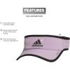 imageadidas Mens Superlite Adjustable Fit Sport Performance VisorPreloved Fig PurpleBlack20