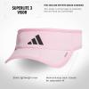 imageadidas Mens Superlite Adjustable Fit Sport Performance VisorTrue PinkBlack30