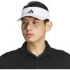 imageadidas Mens Superlite Adjustable Fit Sport Performance VisorWhiteBlack30