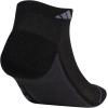 imageadidas Mens Superlite Stripe 3 Low Cut Socks 3PairBlackNight GreyOnix Grey