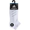 imageadidas Mens Superlite Stripe 3 Low Cut Socks 3PairWhiteClear Onix GreyClear Grey
