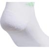 imageadidas Mens Superlite Stripe 3 Low Cut Socks 3PairWhiteSemi Green SparkSemi Blue Burst