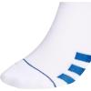 imageadidas Mens Superlite Stripe 3 Low Cut Socks 3PairWhiteTeam Royal BlueGlory Blue