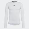 imageadidas Mens Techfit Aeroready Training LongSleeve TShirtWhite