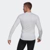 imageadidas Mens Techfit Aeroready Training LongSleeve TShirtWhite