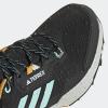 imageadidas Mens Terrex Ax4 Hiking SneakerCore BlackSemi Flash AquaPreloved Yellow