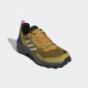 imageadidas Mens Terrex Ax4 Hiking SneakerPulse OliveLinen GreenImpact Orang