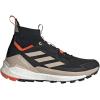 imageadidas Mens Terrex Free Hiker 2 Hiking Hiking Sneakers Shoes  BlackBlackWonder BeigeSemi Impact Orange