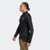 imageadidas Mens Terrex Multi HalfZip Long Sleeve TShirtBlack