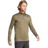 imageadidas Mens Terrex Multi HalfZip Long Sleeve TShirtOlive Strata
