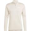 imageadidas Mens Terrex Multi HalfZip Long Sleeve TShirtWonder Beige