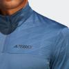 imageadidas Mens Terrex Multi HalfZip Long Sleeve TShirtWonder Steel