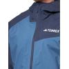 imageadidas Mens Terrex Multi TwoLayer Rain JacketWonder SteelShadow Navy