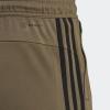 imageadidas Mens Train Essentials 3Stripes PantsOlive StrataBlack