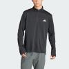 imageadidas Mens Train Essentials QuarterZip Long Sleeve TShirtBlack