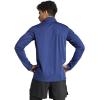 imageadidas Mens Train Essentials QuarterZip Long Sleeve TShirtDark Blue