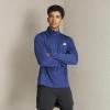 imageadidas Mens Train Essentials QuarterZip Long Sleeve TShirtDark Blue