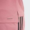 imageadidas Mens Train Essentials QuarterZip Long Sleeve TShirtPreloved Crimson