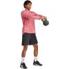 imageadidas Mens Train Essentials QuarterZip Long Sleeve TShirtPure RubyBlack