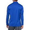 imageadidas Mens Train Essentials QuarterZip Long Sleeve TShirtSemi Lucid Blue