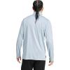 imageadidas Mens Train Essentials QuarterZip Long Sleeve TShirtWonder Blue