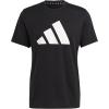 imageadidas Mens Training Essentials Feel Ready Logo TShirtBlack  White
