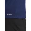 imageadidas Mens Training Essentials Feel Ready Logo TShirtDark Blue  White