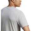 imageadidas Mens Training Essentials Feel Ready Logo TShirtMedium Grey Heather  Black