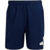 imageadidas Mens Training Essentials Logo Training ShortsDark BlueWhite