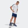 imageadidas Mens Training Essentials Logo Training ShortsDark BlueWhite